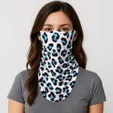 Leopard Print Face Tube Mask / Scarf - Madeline Love - Flyclothing LLC