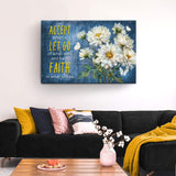 Accept, Let Go, And Have Faith Sign II - Tailored Canvases - Flyclothing LLC