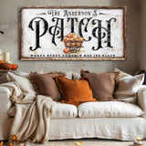 Personalized Pumpkin Patch Sign VIII - Tailored Canvases - Flyclothing LLC
