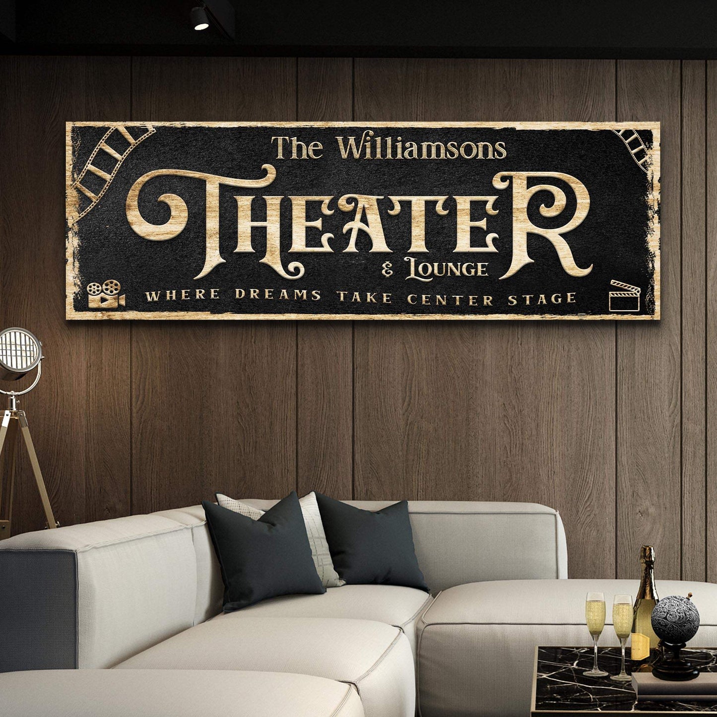 Theater Sign VI - Tailored Canvases - Flyclothing LLC