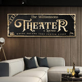 Theater Sign VI - Tailored Canvases - Flyclothing LLC