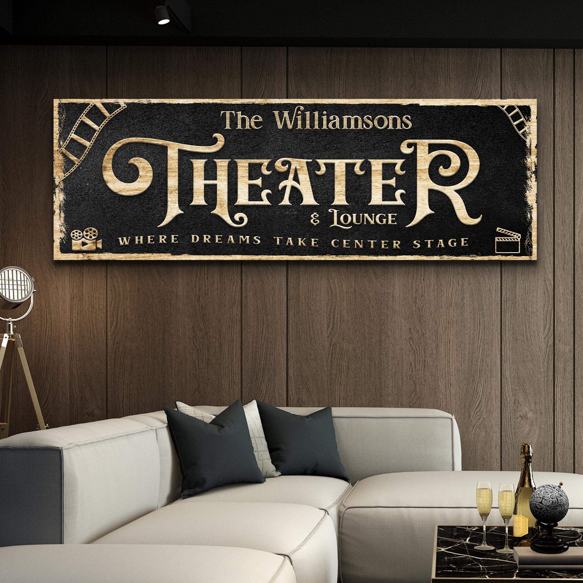 Theater Sign VI - Tailored Canvases - Flyclothing LLC