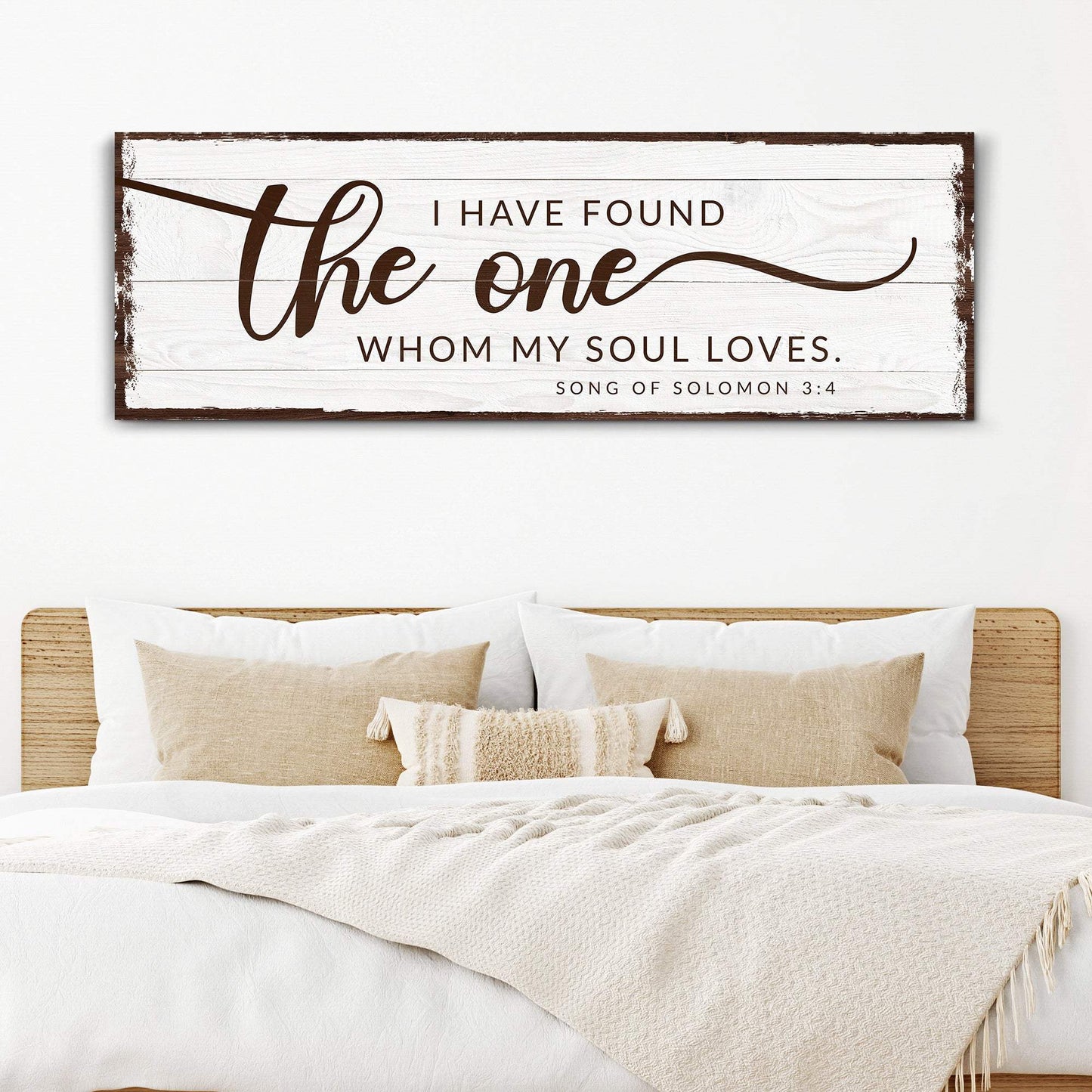 I Have Found The One Whom My Soul Loves Faith Sign - Tailored Canvases - Flyclothing LLC