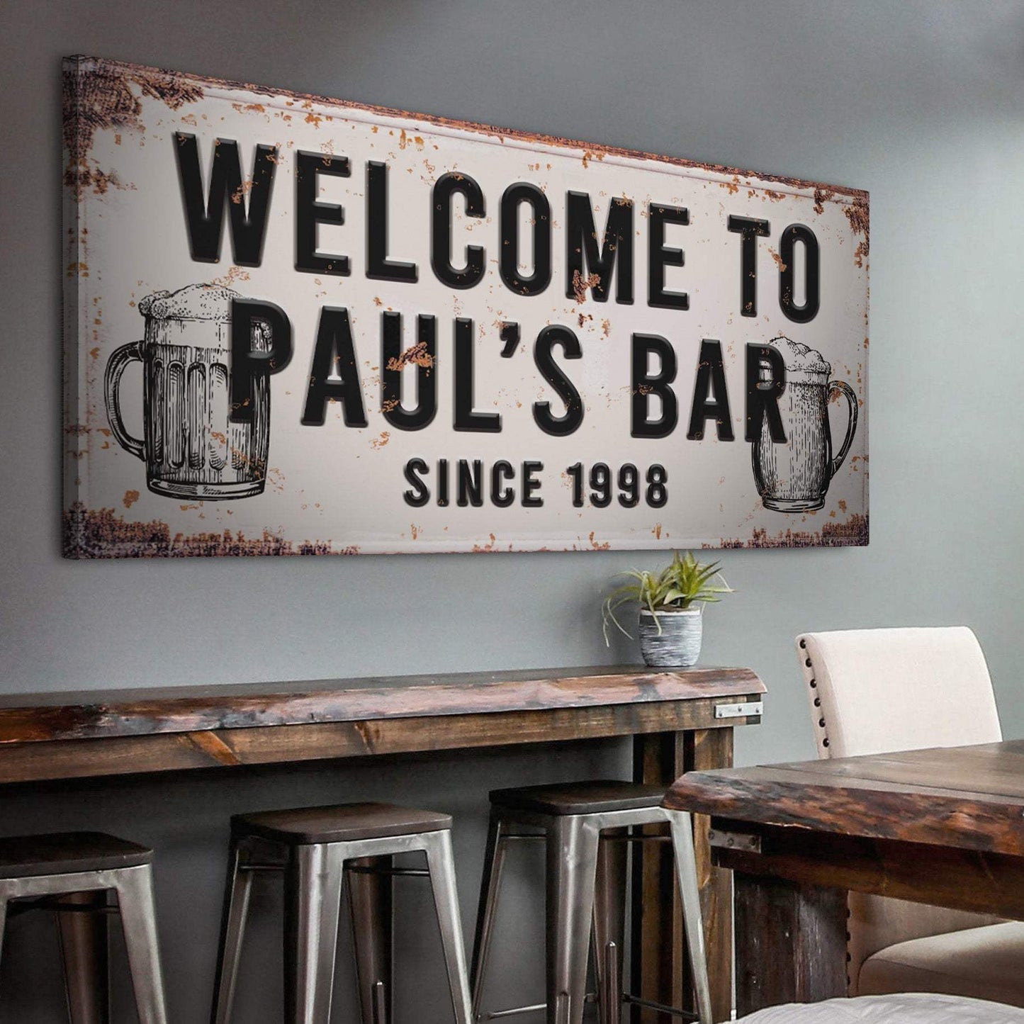 Bar Sign III - Tailored Canvases - Flyclothing LLC