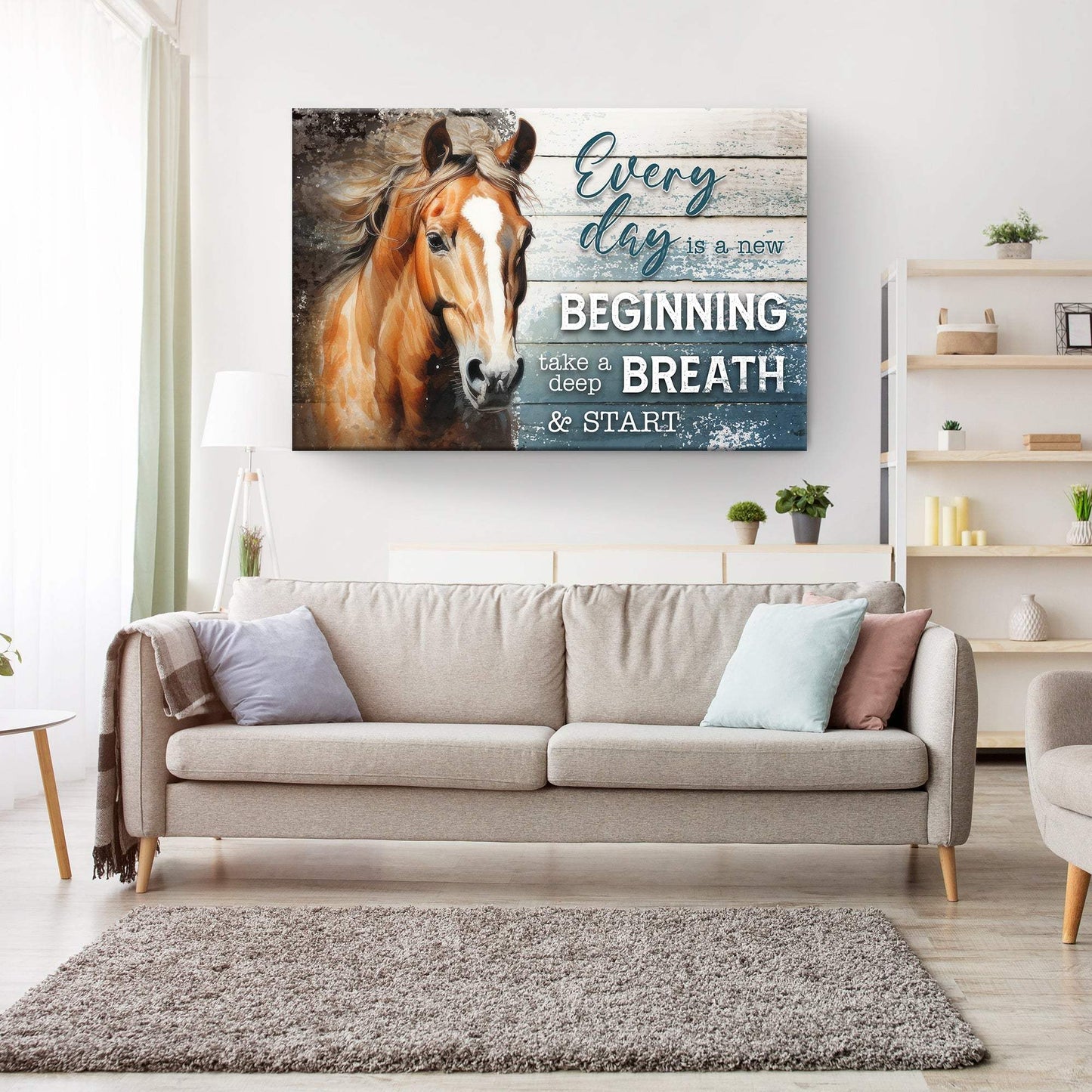 Everyday Is A New Beginning Faith Sign II - Tailored Canvases - Flyclothing LLC