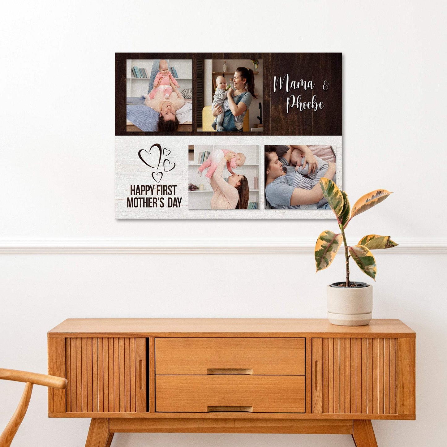 Happy First Mother's Day Sign - Tailored Canvases - Flyclothing LLC