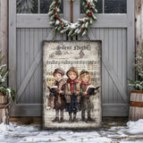 Vintage Christmas Carolers Wall Art III - Tailored Canvases - Flyclothing LLC