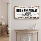 Bed and Breakfast Sign - Tailored Canvases - Flyclothing LLC