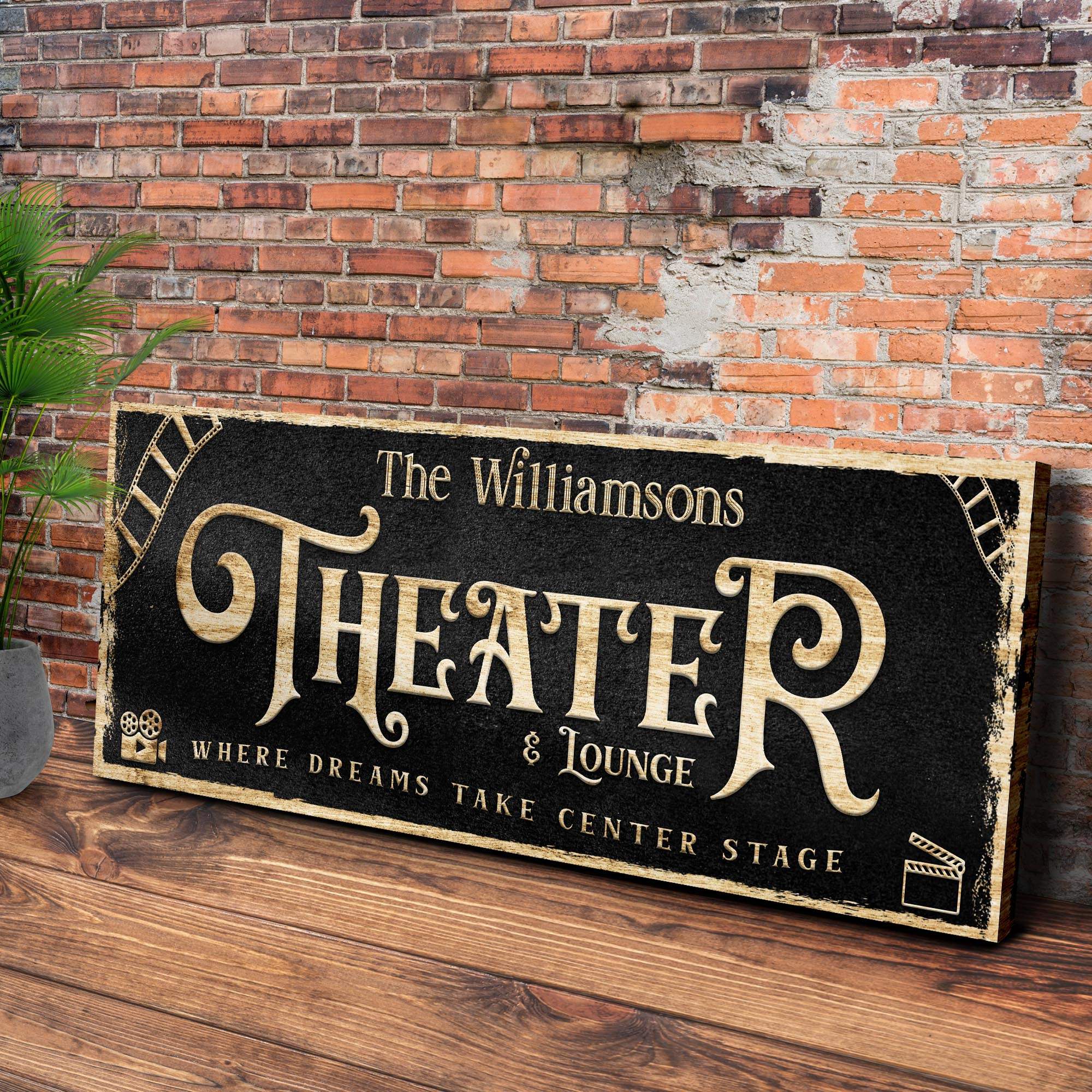 Theater Sign VI - Tailored Canvases - Flyclothing LLC