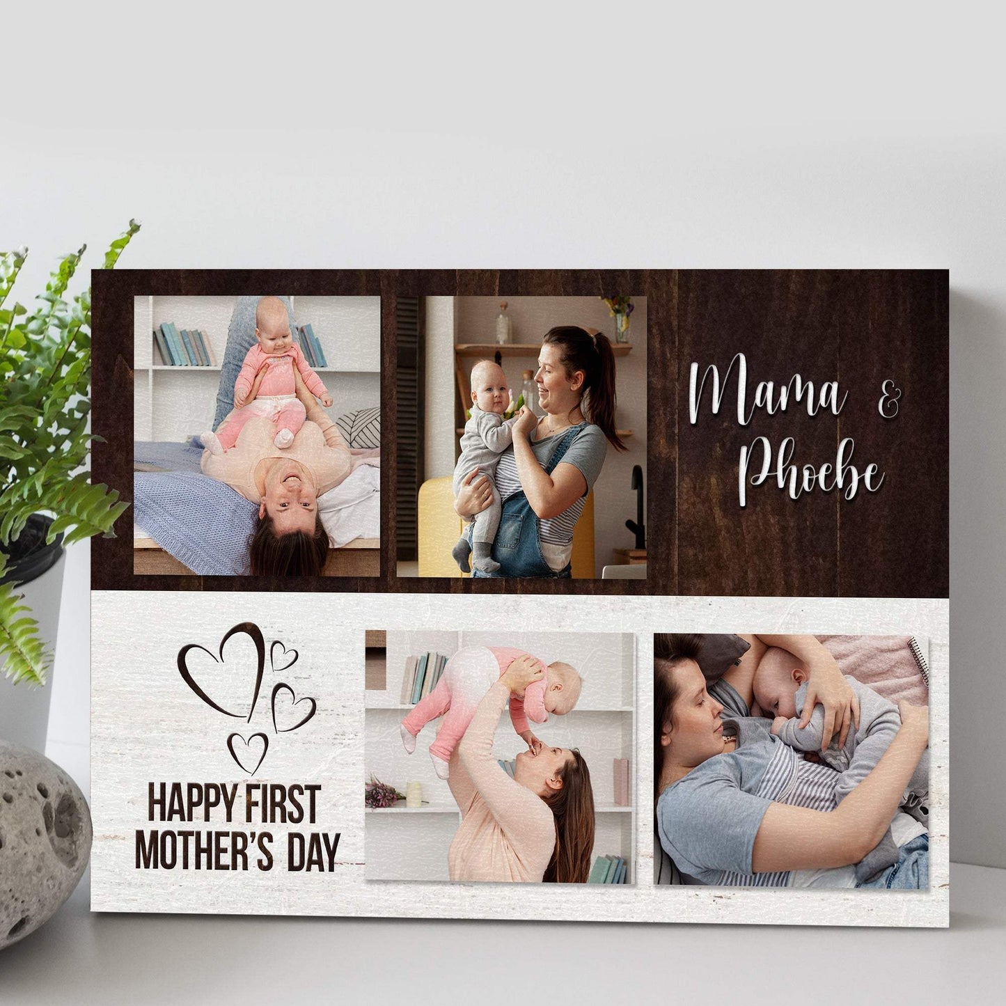 Happy First Mother's Day Sign - Tailored Canvases - Flyclothing LLC
