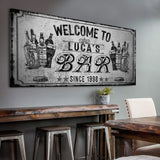 Bar Sign VI - Tailored Canvases - Flyclothing LLC
