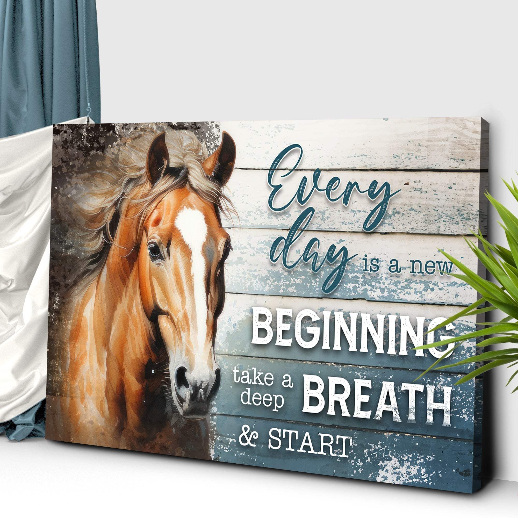 Everyday Is A New Beginning Faith Sign II - Tailored Canvases - Flyclothing LLC