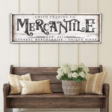 Personalized Mercantile Sign - Tailored Canvases - Flyclothing LLC