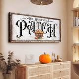Personalized Pumpkin Patch Sign VIII - Tailored Canvases - Flyclothing LLC