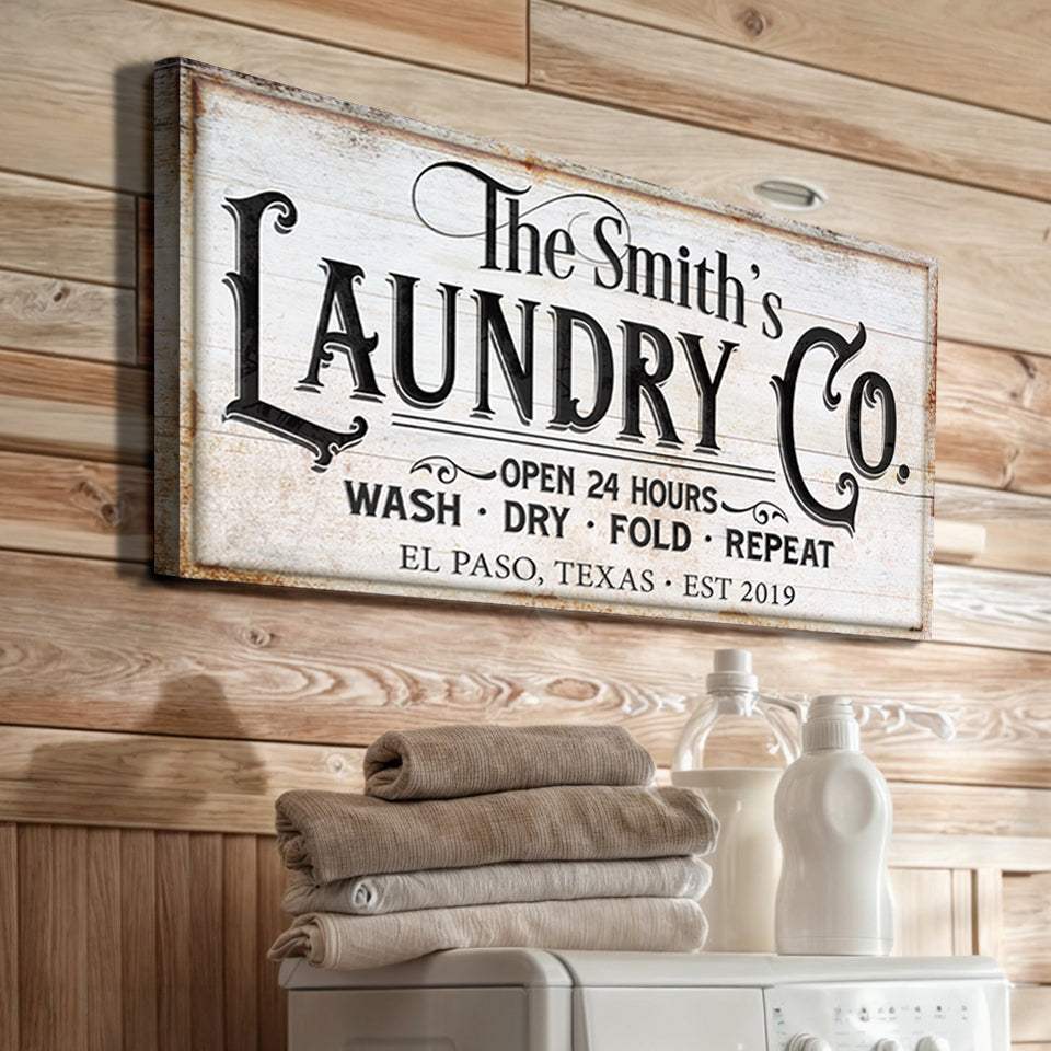 The Laundry Room Sign IX - Tailored Canvases - Flyclothing LLC
