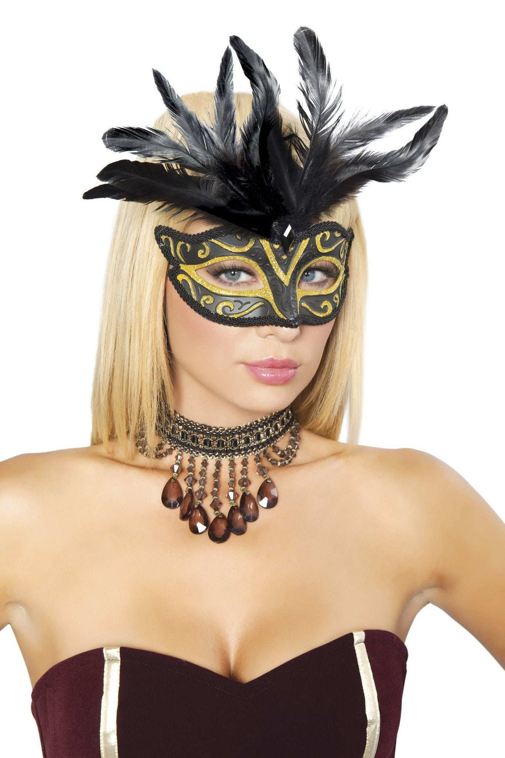 Roma Costume Maquerade Mask - Roma Costume - Flyclothing LLC