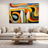 Modern Vibrant Abstract Wall Art - Tailored Canvases - Flyclothing LLC