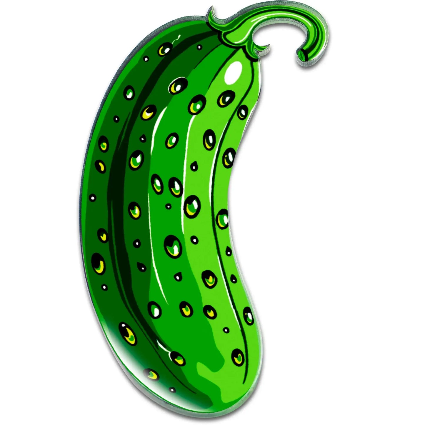 Acrylicious Funky Green Pickle Magnet by Onyx O - BodyCandy - Flyclothing LLC