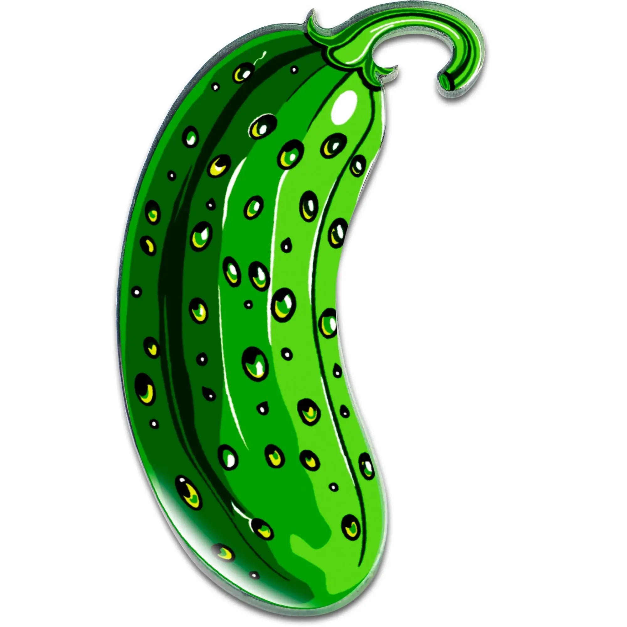 Acrylicious Funky Green Pickle Magnet by Onyx O - BodyCandy - Flyclothing LLC