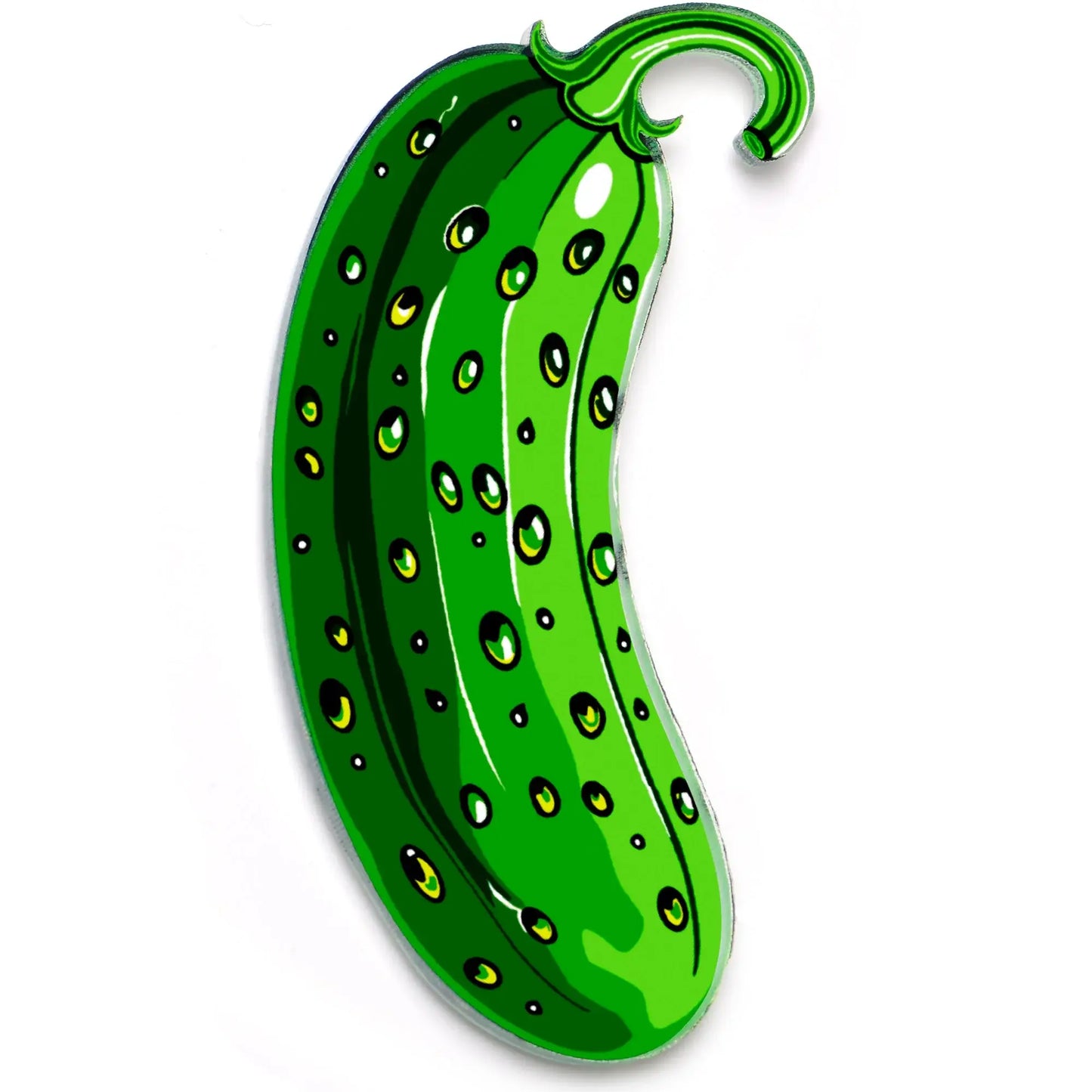 Acrylicious Funky Green Pickle Magnet by Onyx O - BodyCandy - Flyclothing LLC