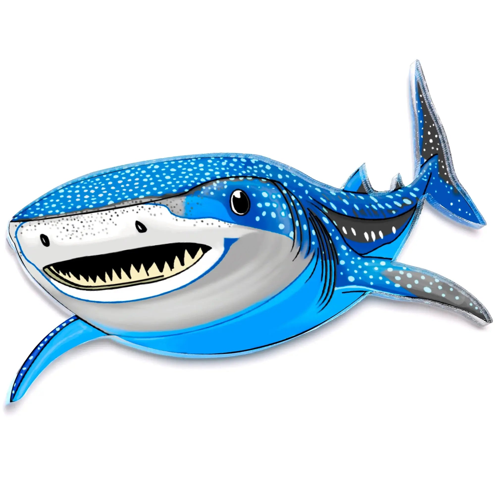 Acrylicious Attack Swimming Shark Magnet by Onyx O - BodyCandy - Flyclothing LLC