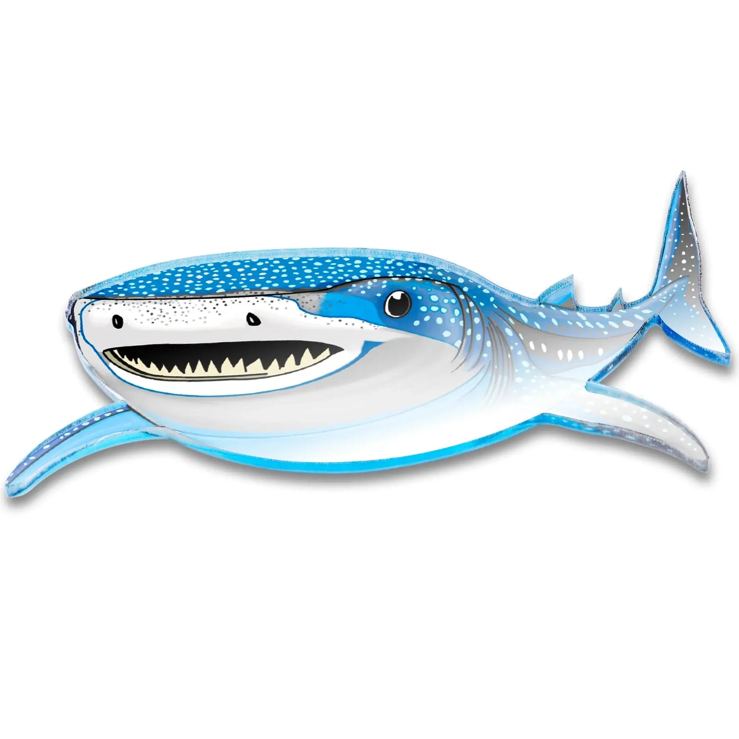 Acrylicious Attack Swimming Shark Magnet by Onyx O - BodyCandy - Flyclothing LLC