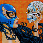 Black Market Art Company Mascara De La Muerte Print