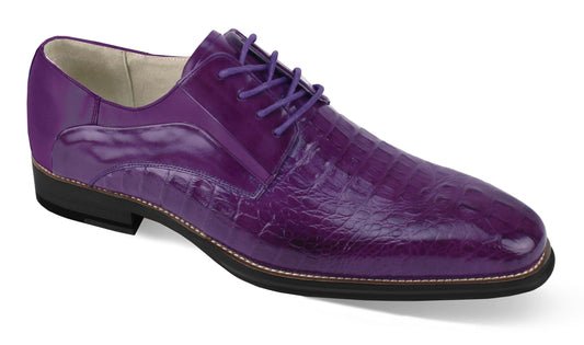 Giovanni Mason Purple Mens Shoe