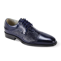Giovanni Mattias Blue Mens Shoe - Giovanni