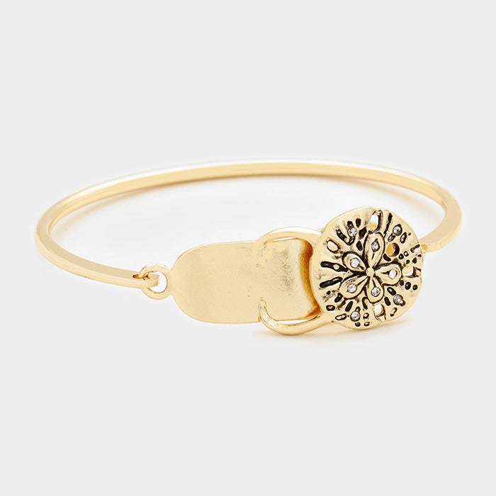 Flip Flops Slippers Sand Dollar Hook Bracelet - Madeline Love - Flyclothing LLC