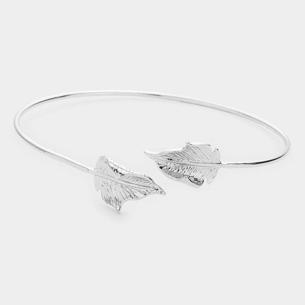 Metal Leaf Bracelet - Madeline Love - Flyclothing LLC