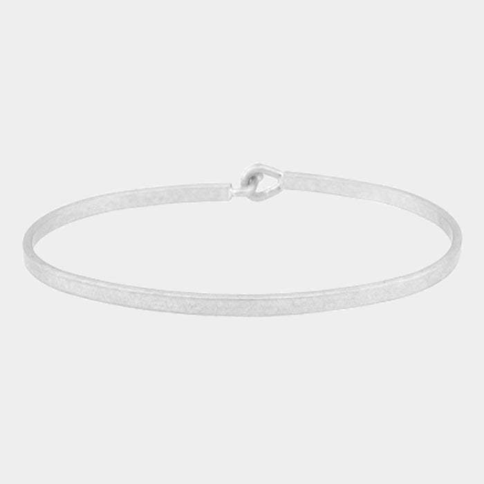 Brass Thin Metal Hook Bracelet - Madeline Love - Flyclothing LLC