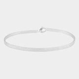 Brass Thin Metal Hook Bracelet - Madeline Love - Flyclothing LLC