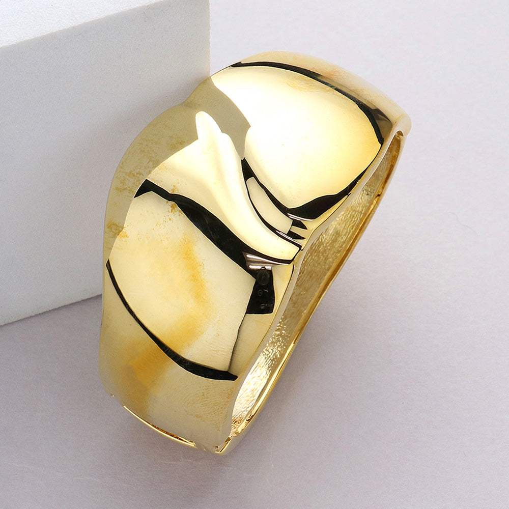 Dome Metal Hinged Bracelet - Madeline Love - Flyclothing LLC