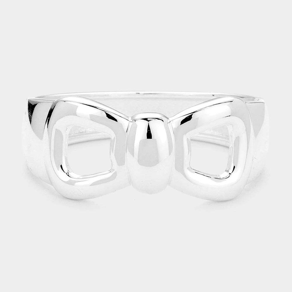 Ribbon Metal Hinged Bracelet - Madeline Love - Flyclothing LLC