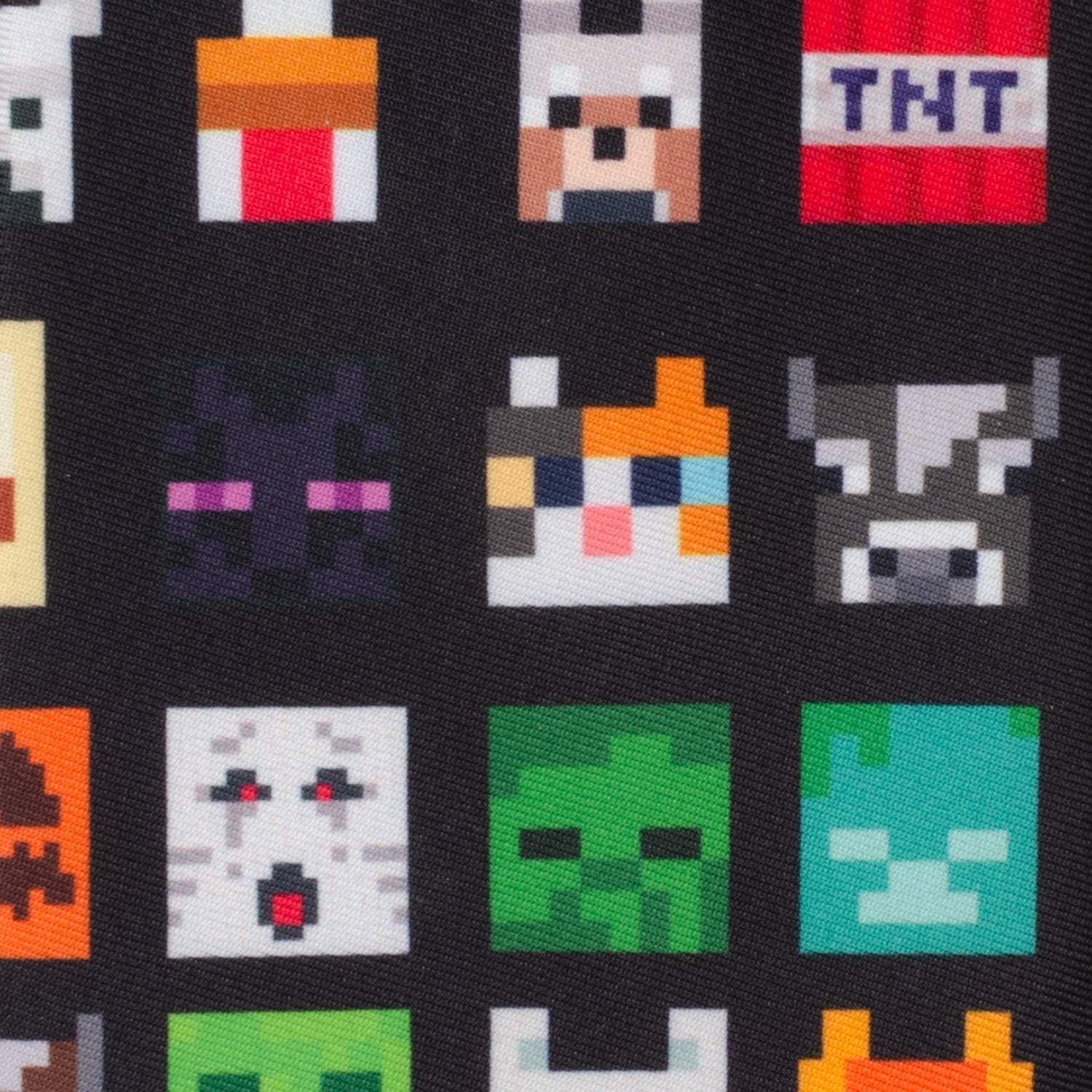 Minecraft Character Black Men's Tie - Cufflinks.com - Flyclothing LLC