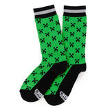 Minecraft Creeper Green Father/Son Sock Set - Cufflinks.com - Flyclothing LLC