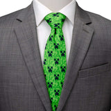 Minecraft Creeper Green Father/Son Tie Set - Cufflinks.com - Flyclothing LLC