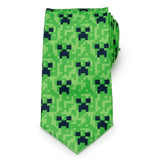 Minecraft Creeper Green Father/Son Tie Set - Cufflinks.com - Flyclothing LLC