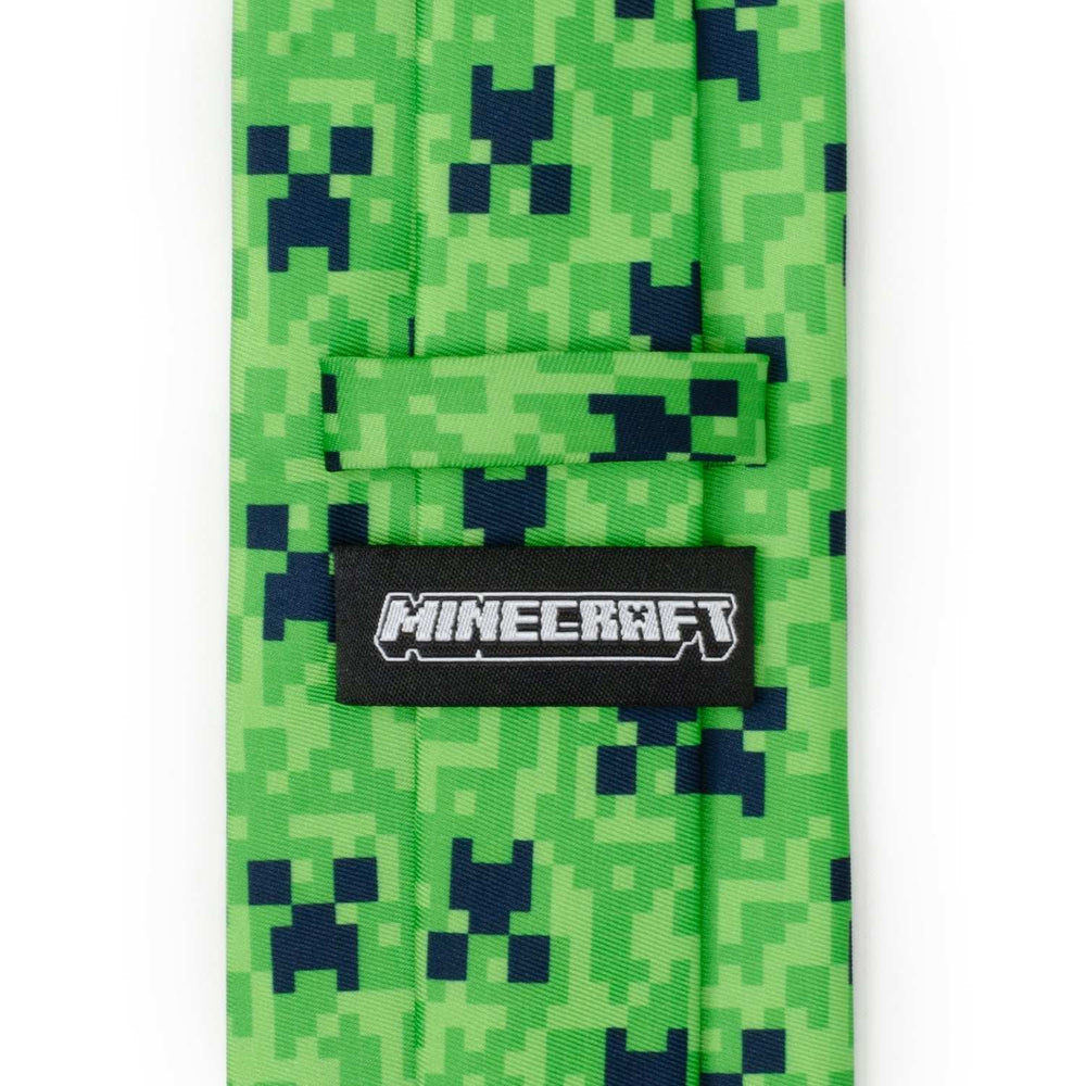 Minecraft Creeper Green Father/Son Tie Set - Cufflinks.com - Flyclothing LLC