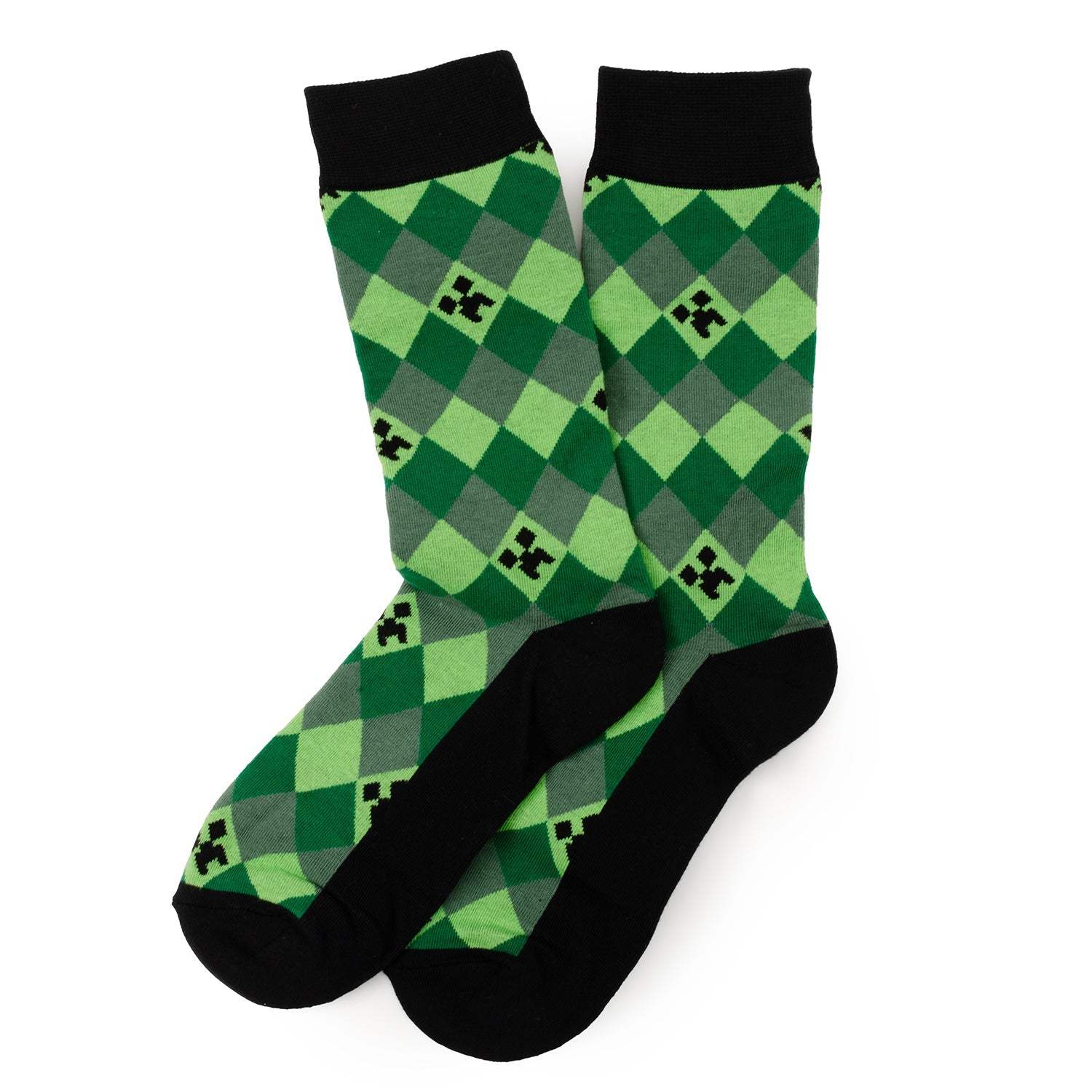 Minecraft Creeper Men's Sock Set ' 3 Pairs - Cufflinks.com - Flyclothing LLC