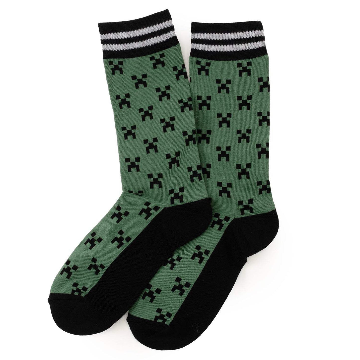 Minecraft Creeper Men's Sock Set ' 3 Pairs - Cufflinks.com - Flyclothing LLC