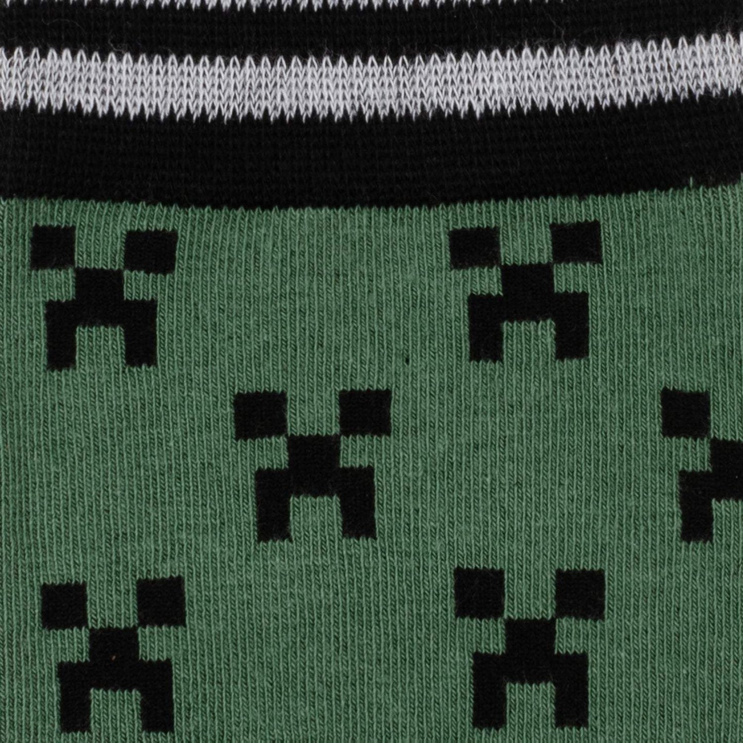 Minecraft Creeper Men's Sock Set ' 3 Pairs - Cufflinks.com - Flyclothing LLC