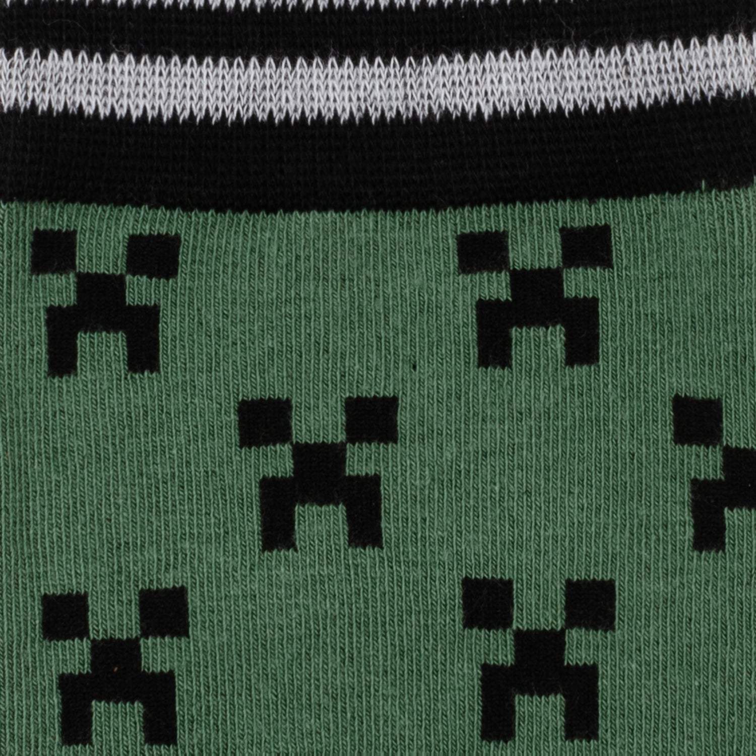 Minecraft Creeper Men's Sock Set ' 3 Pairs - Cufflinks.com - Flyclothing LLC