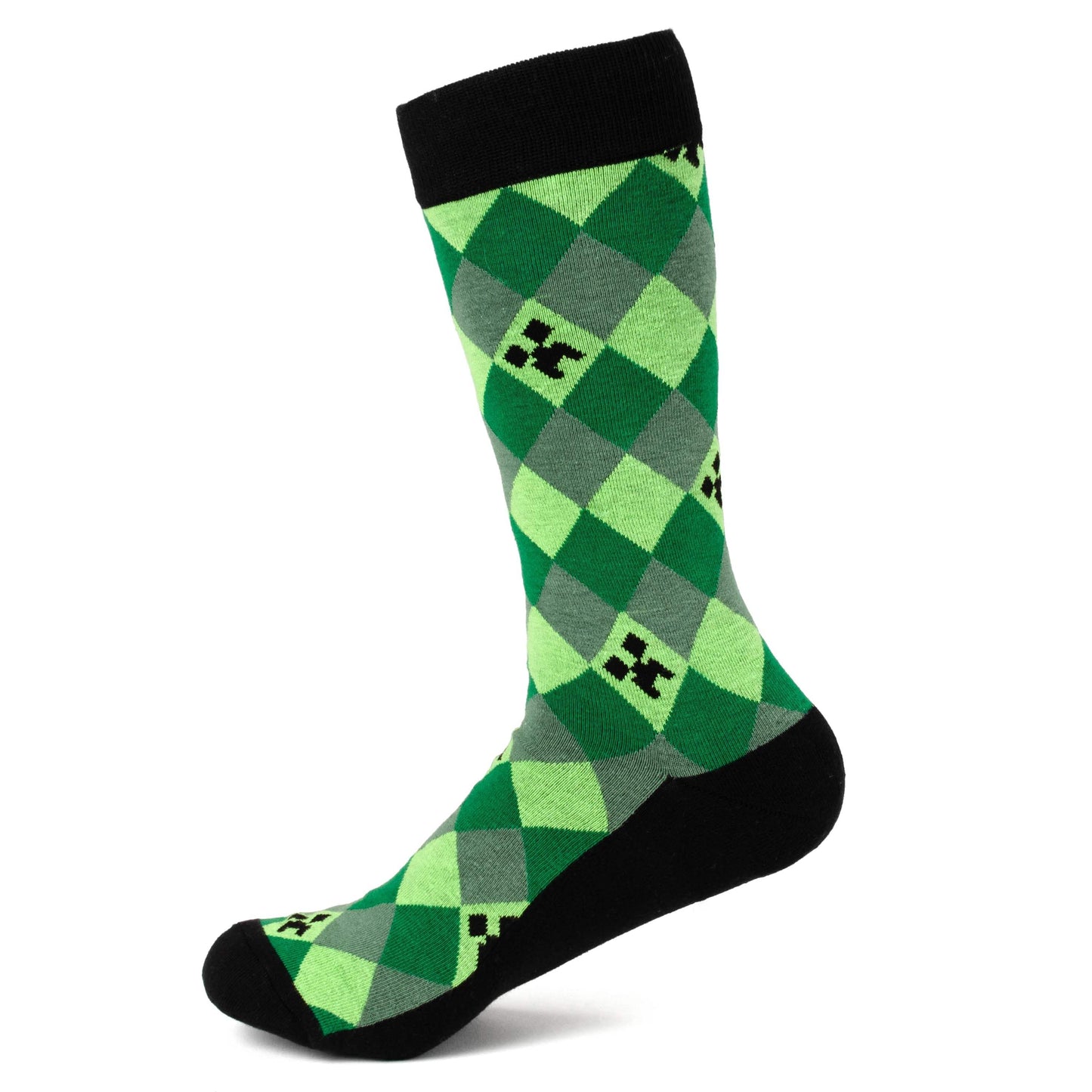 Minecraft Creeper Men's Sock Set ' 3 Pairs - Cufflinks.com - Flyclothing LLC