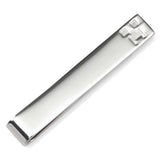 Minecraft Creeper Hidden Message Silver Tie Bar - Cufflinks.com - Flyclothing LLC