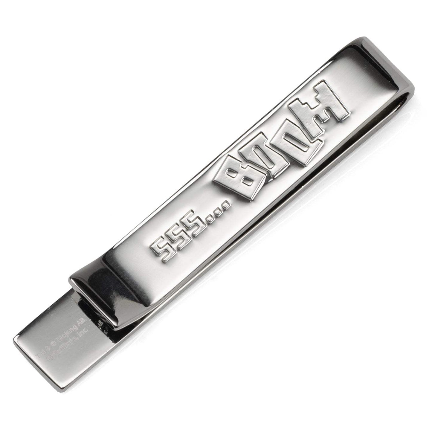 Minecraft Creeper Hidden Message Silver Tie Bar - Cufflinks.com - Flyclothing LLC