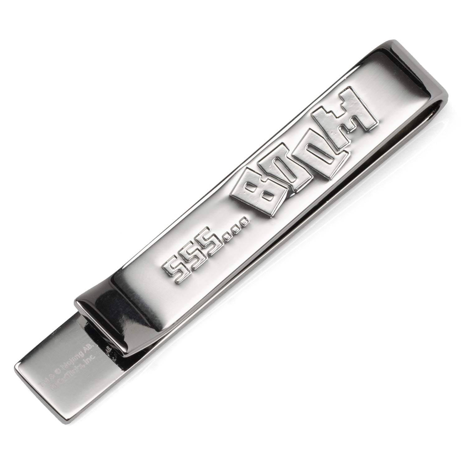 Minecraft Creeper Hidden Message Silver Tie Bar - Cufflinks.com - Flyclothing LLC