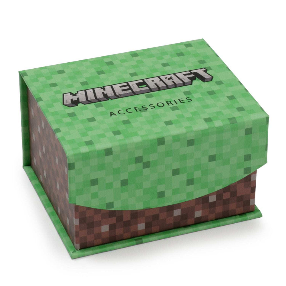 Minecraft Creeper and TNT Gunmetal Cufflinks - Cufflinks.com - Flyclothing LLC
