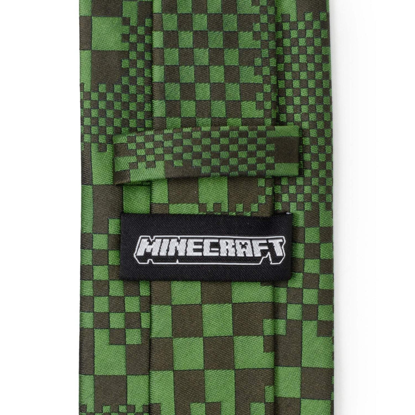 Minecraft Pixelated Creeper Green Men's Tie - Cufflinks.com - Flyclothing LLC